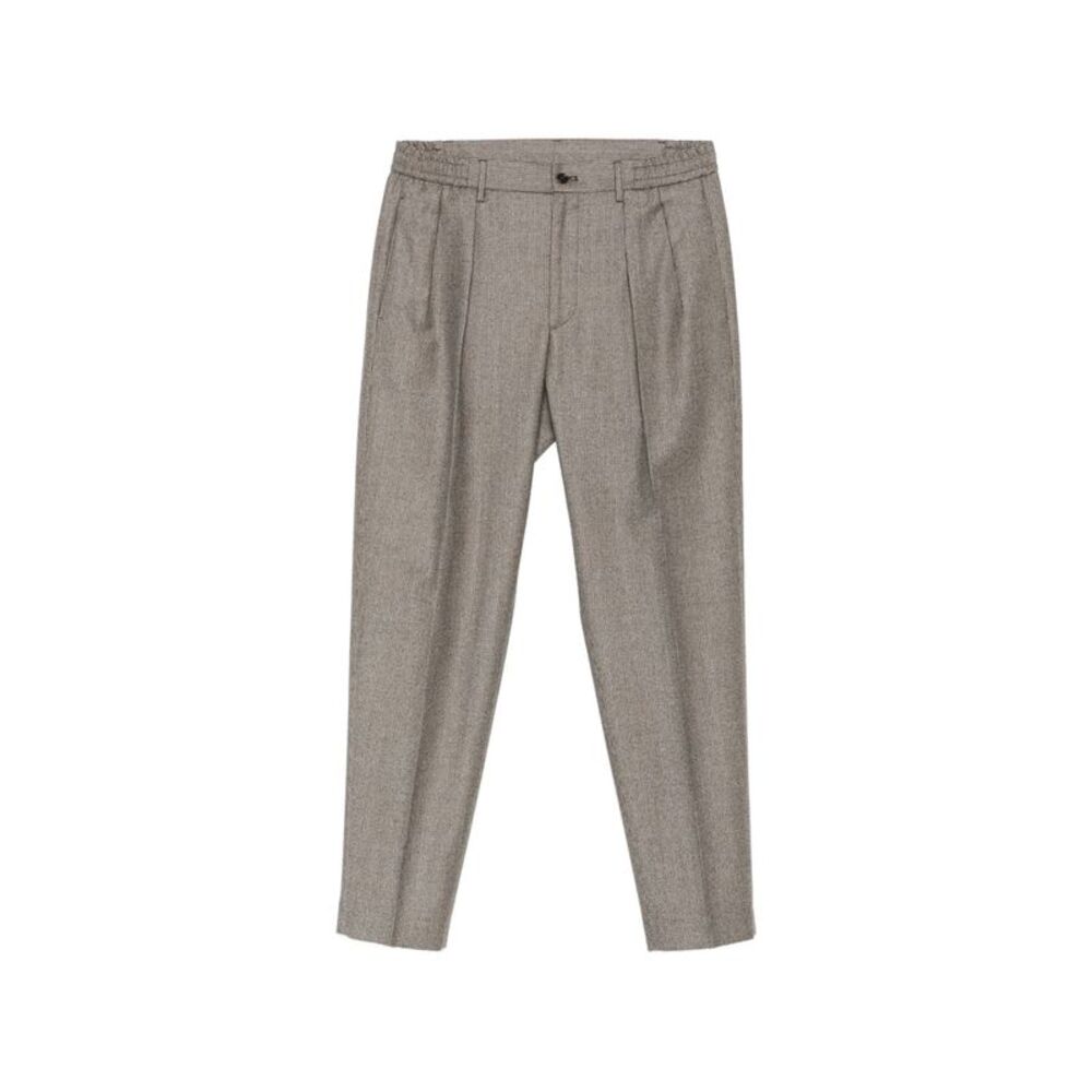 Tagliatore Brown Trousers - Tailored Trousers Men